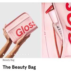 Glossier “The Beauty Bag” makeup bag